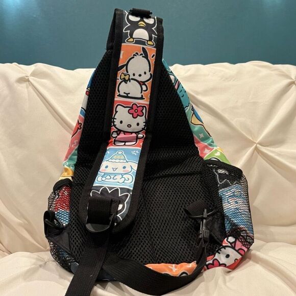 Sanrio Hello Kitty and Friends Frames Chest Sling Bag Travel Daypack Unisex NEW - Picture 3 of 6